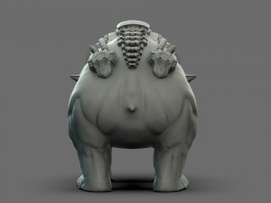 soleucy - bear - hunter pet 3D मॉडल
