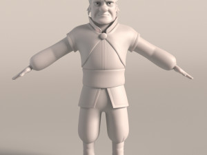 cartoon medieval man 3D Модель