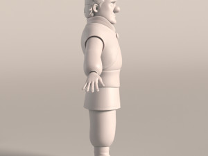 cartoon medieval man 3D Модель