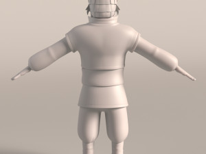 cartoon medieval man 3D Модель