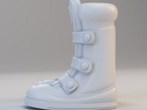 cartoon cyber boots 3D 모델