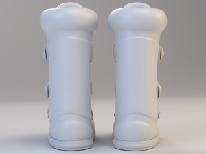 cartoon cyber boots 3D 모델