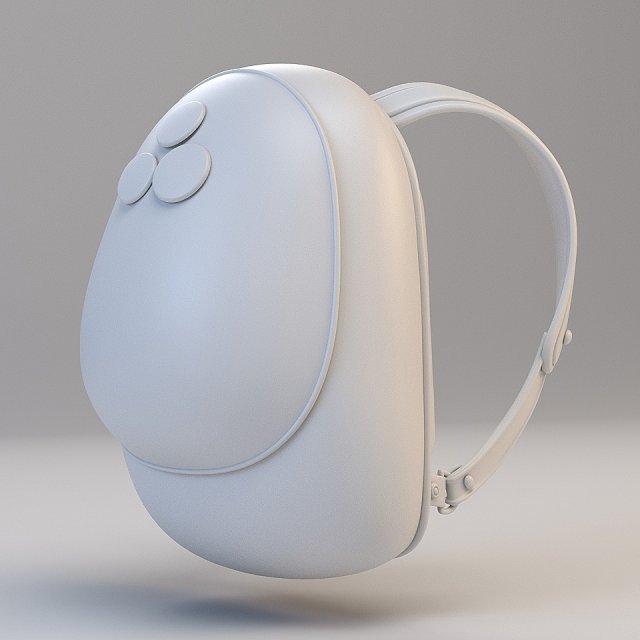 cartoon sport backpack Modelo 3D .c4d .max .obj .3ds .fbx .stl .blend
