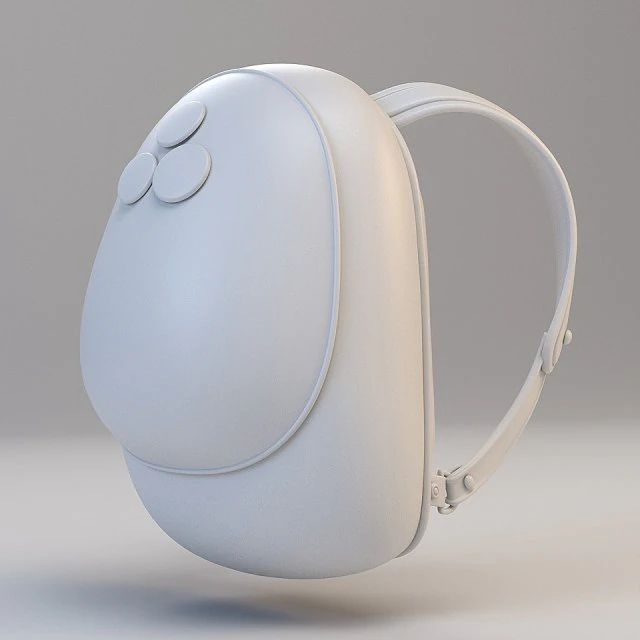 cartoon sport backpack 3D Model .c4d .max .obj .3ds .fbx .stl .blend 