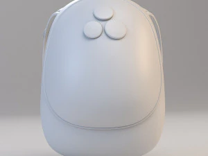 cartoon sport backpack 3D Model