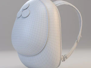 cartoon sport backpack 3D Model