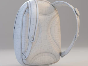 cartoon sport backpack 3D Model