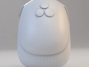 cartoon sport backpack 3D Model
