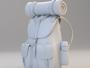 traveler backpack 3D 모델