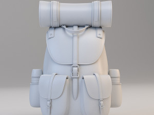traveler backpack Modelo 3D