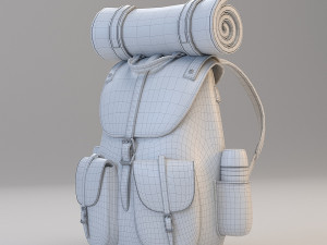 traveler backpack Modelo 3D