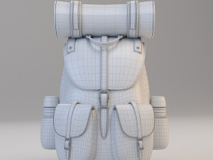 traveler backpack Modelo 3D