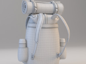 traveler backpack Modelo 3D