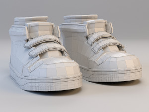 cartoon sport shoes 3D मॉडल