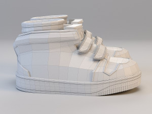 cartoon sport shoes 3D मॉडल
