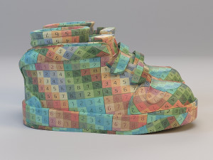 cartoon sport shoes 3D मॉडल