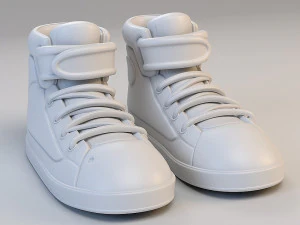 cartoon basketball shoes 3D Model