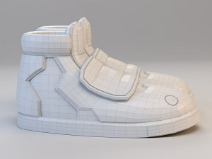 cartoon long sport shoes Modello 3D