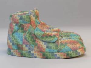 cartoon long sport shoes 3D Model