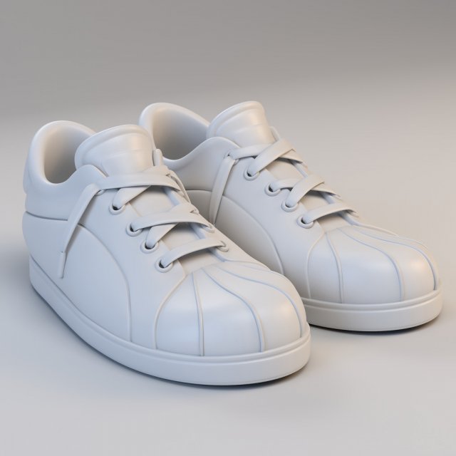 cartoon all star sport shoes Modèle 3D .c4d .max .obj .3ds .fbx .stl .blend