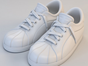 cartoon all star sport shoes Modèle 3D