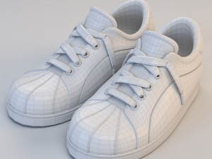 cartoon all star sport shoes Modèle 3D