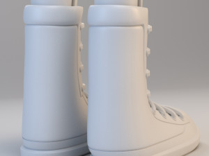 cartoon boots Modelo 3D