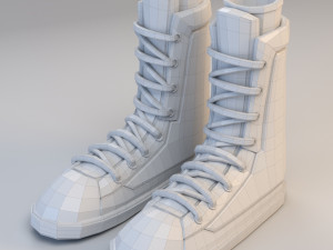 cartoon boots Modelo 3D