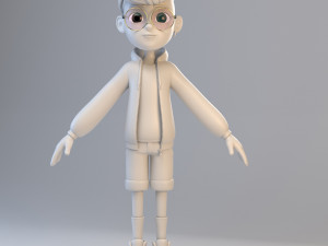 cartoon teenage boy 3D Модель
