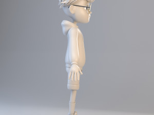 cartoon teenage boy 3D Модель