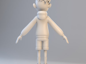 cartoon teenage boy 3D Модель