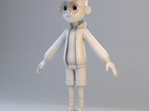 cartoon teenage boy 3D Модель