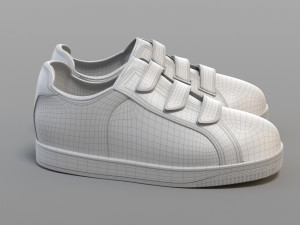 cartoon sport shoes Model 3D