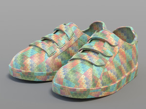 cartoon sport shoes Model 3D
