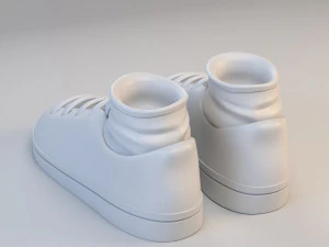 cartoon sport shoes 3D Model