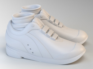 cartoon running shoes 3D Модель