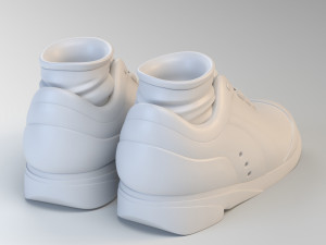 cartoon running shoes 3D Модель