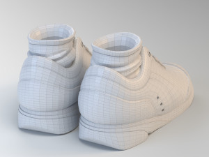 cartoon running shoes 3D Модель