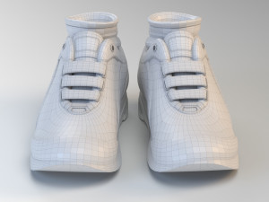 cartoon running shoes 3D Модель