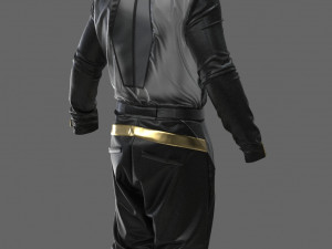 cyberpunk overall costume marvelous designer Modèle 3D