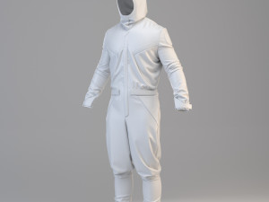 cyberpunk overall costume marvelous designer Modèle 3D