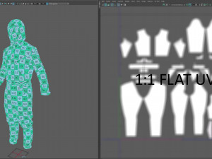 cyberpunk overall costume marvelous designer Modèle 3D
