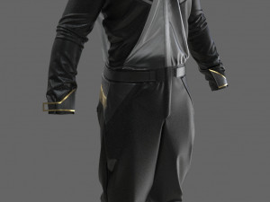 cyberpunk overall costume marvelous designer Modèle 3D