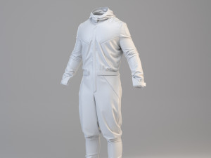 cyberpunk overall costume marvelous designer Modèle 3D