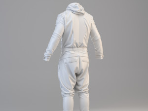 cyberpunk overall costume marvelous designer Modèle 3D