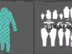 cyberpunk overall costume marvelous designer Modèle 3D