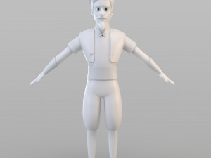 cartoon elite man 3D Модель