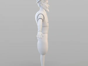 cartoon elite man 3D Model