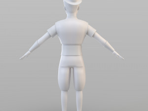 cartoon elite man 3D Модель