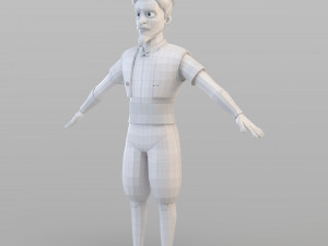 cartoon elite man 3D Модель